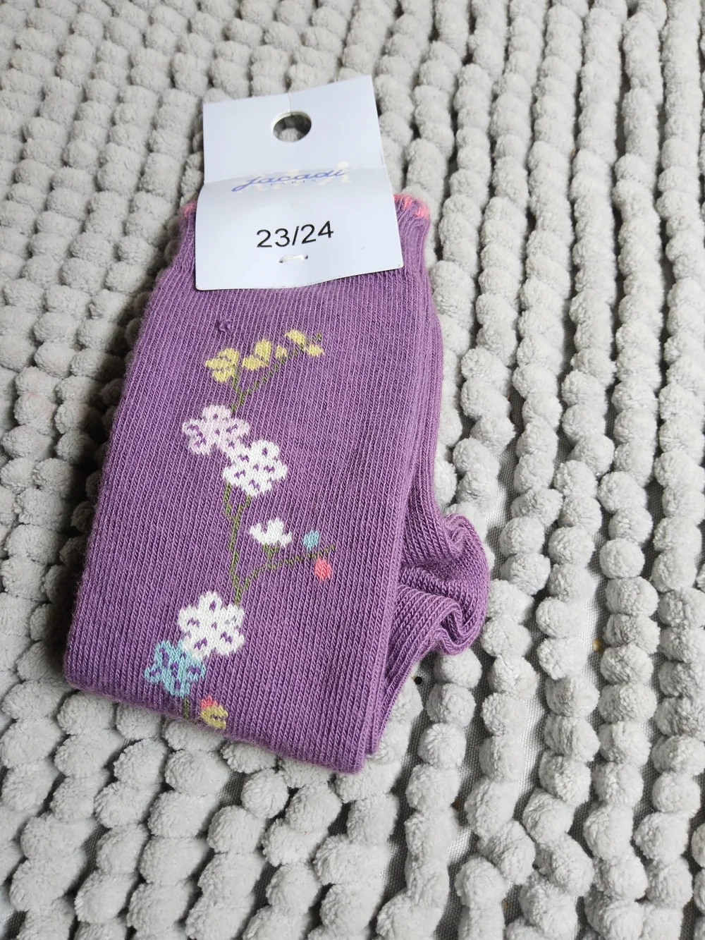 NWOT Bundle of 3 pair Jacadi Kids Socks Size 23/24